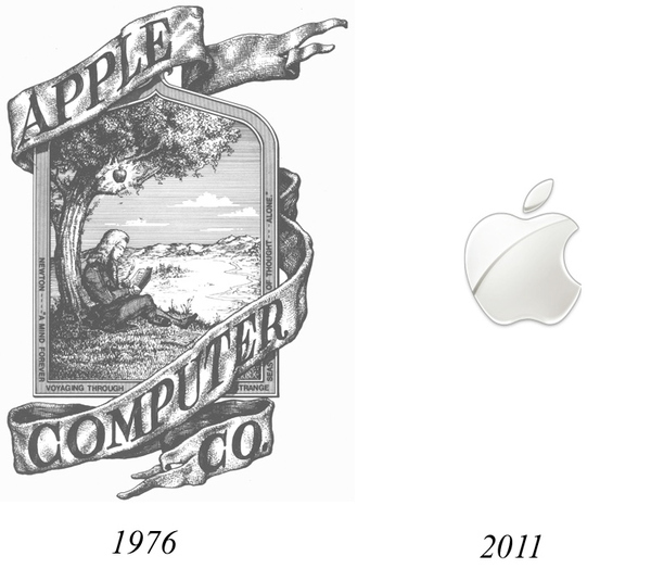 original apple logo